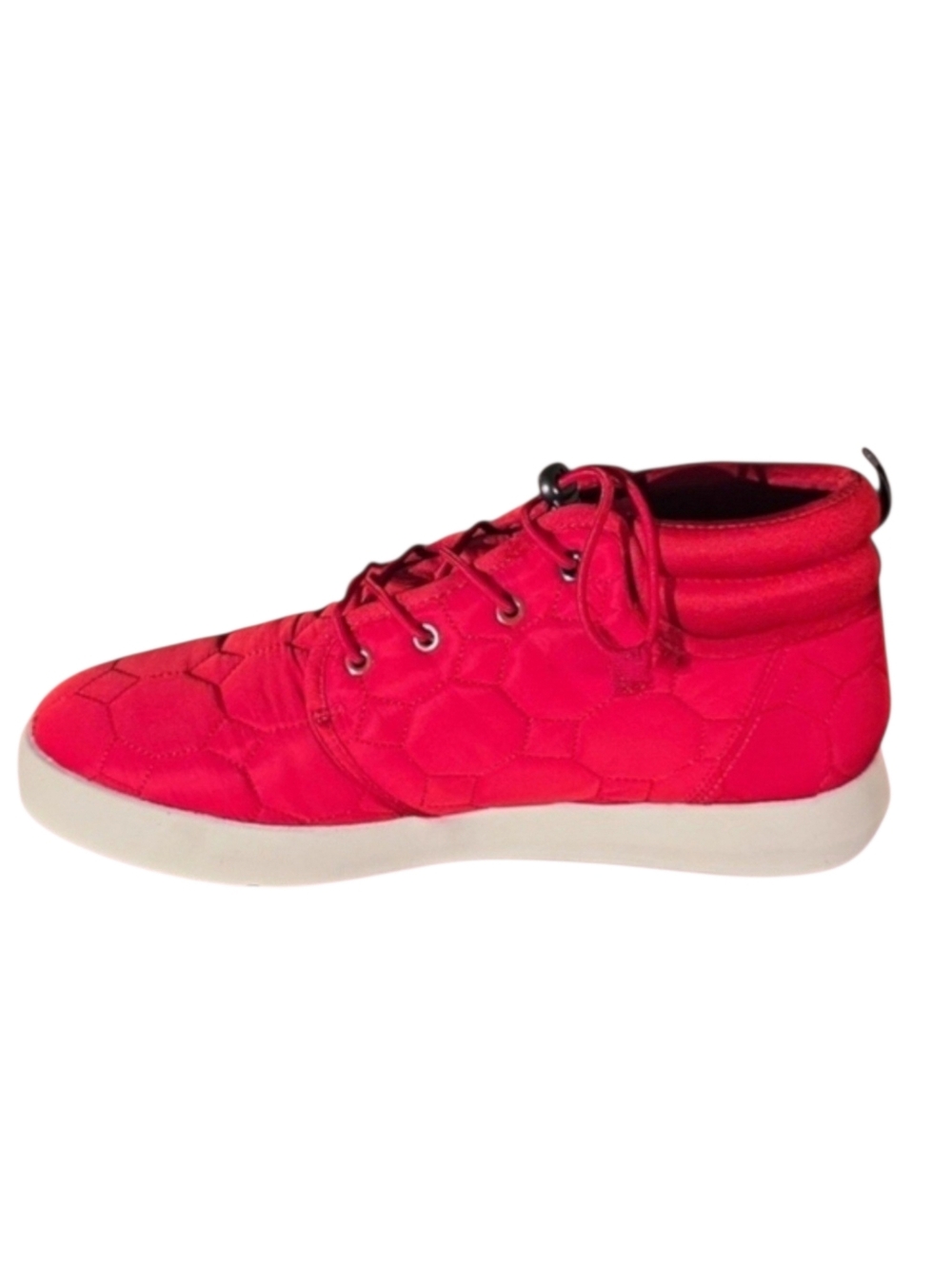 Sun + Stone Men's Red Quilted Sneakers